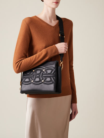 RONDO' BORSA CROSS OVER TRIFOLDER MEDIUM - Borse a tracolla - Borbonese