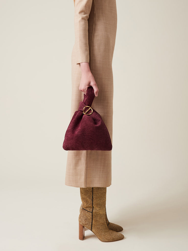 Borsa a mano di Camoscio OP - TWINNIE MINI BAG - Borbonese