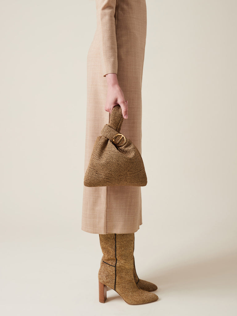 Borsa a mano di Camoscio OP - TWINNIE MINI BAG - Borbonese