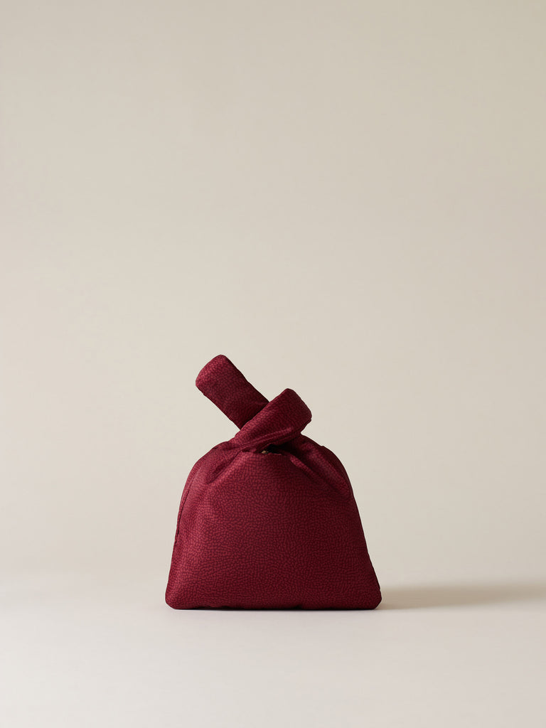 Borsa a mano di tessuto riciclato OP - TWINNIE MINI BAG - Borbonese