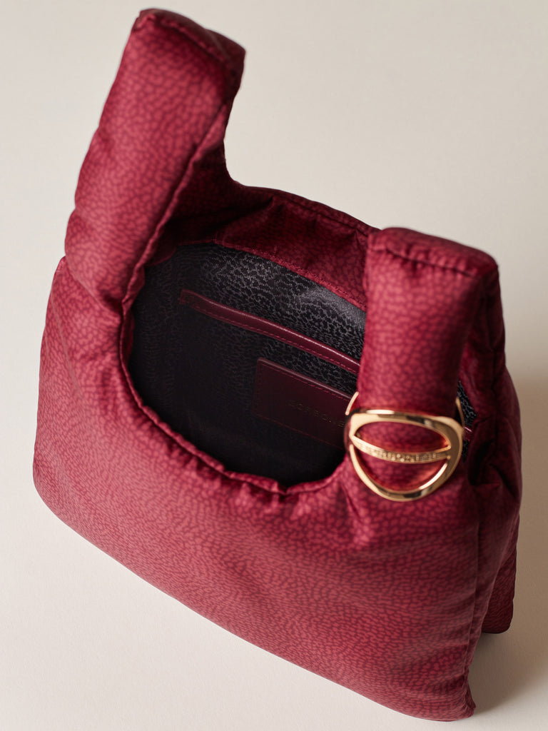 Borsa a mano di tessuto riciclato OP - TWINNIE MINI BAG - Borbonese
