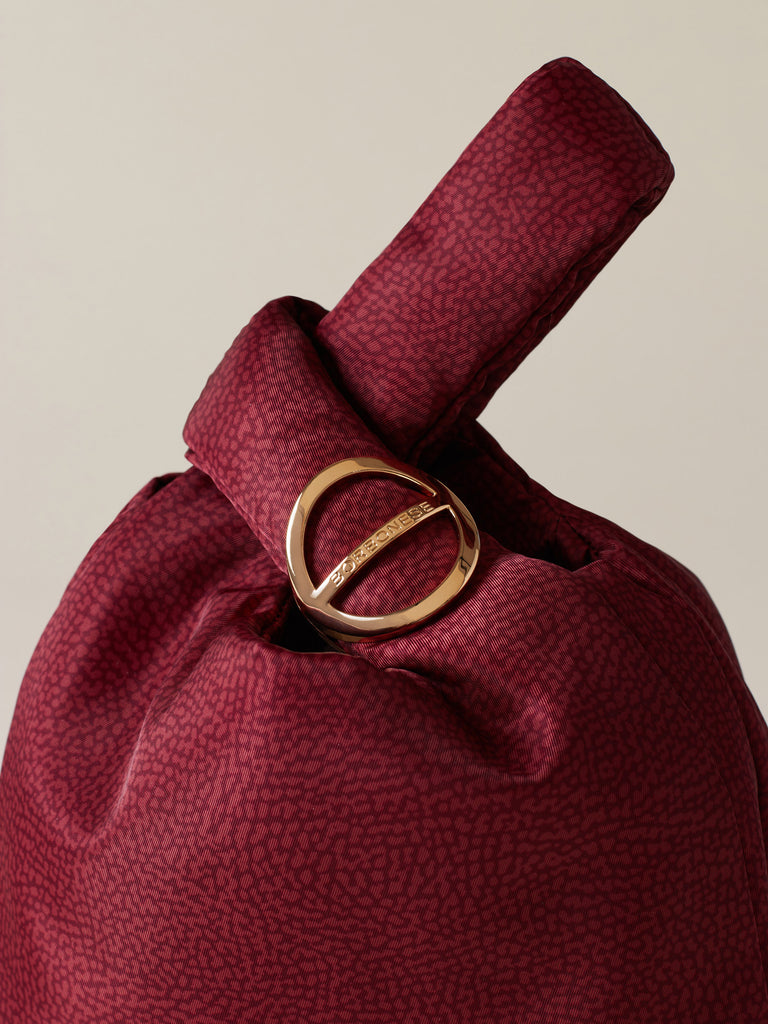 Borsa a mano di tessuto riciclato OP - TWINNIE MINI BAG - Borbonese