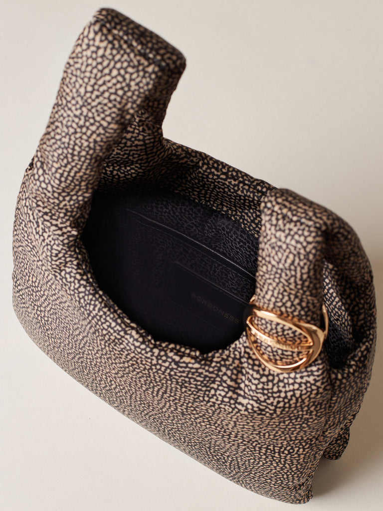 Borsa a mano di tessuto riciclato OP - TWINNIE MINI BAG - Borbonese