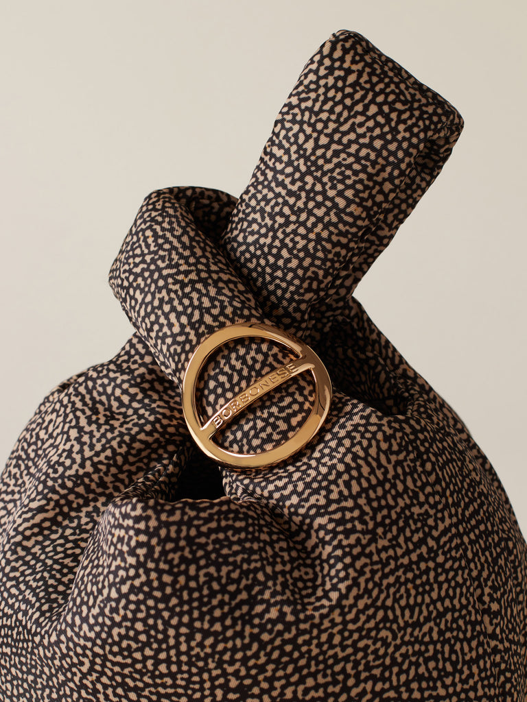 Borsa a mano di tessuto riciclato OP - TWINNIE MINI BAG - Borbonese