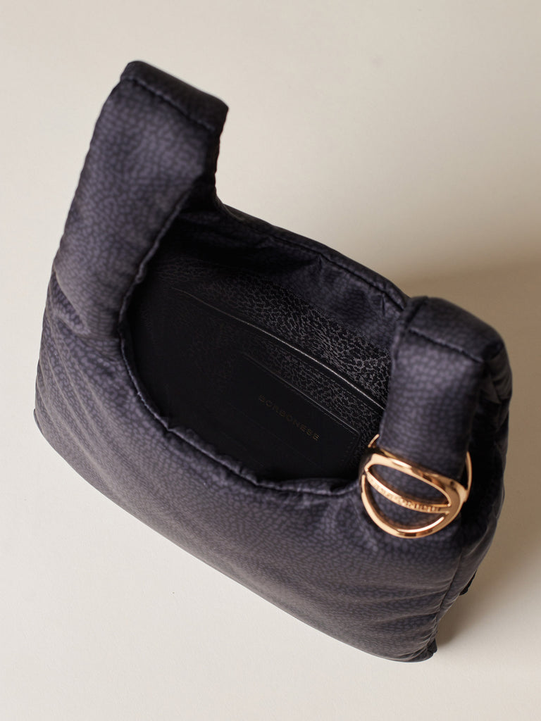 Borsa a mano di tessuto riciclato OP - TWINNIE MINI BAG - Borbonese