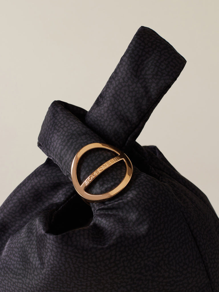 Borsa a mano di tessuto riciclato OP - TWINNIE MINI BAG - Borbonese