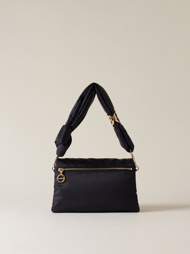 Tracolla di tessuto riciclato OP - TWINNIE BORSA CROSS OVER TRIFOLDER - Borbonese