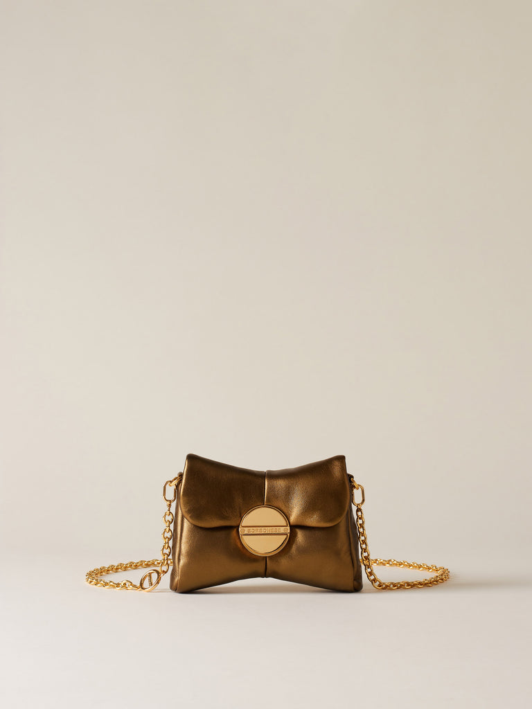 Borsa a tracolla di Pelle laminata - COQUETTE MINI BAG - Borbonese