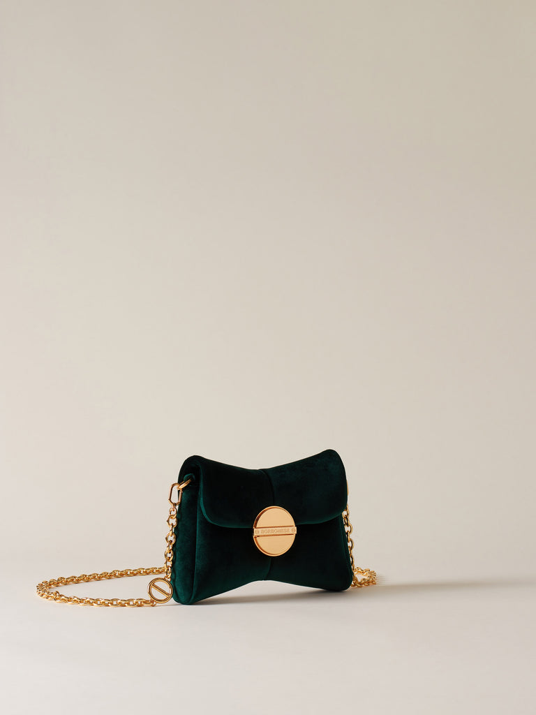 Velvet Crossbody Bag - COQUETTE MINI BAG - Borbonese
