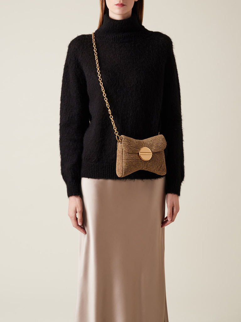 OP Suede Crossbody Strap - COQUETTE MINI BAG - Borbonese