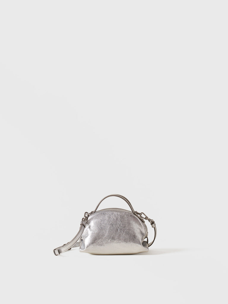 Leather Crossbody Bag - Mini Boston Bag - Borbonese