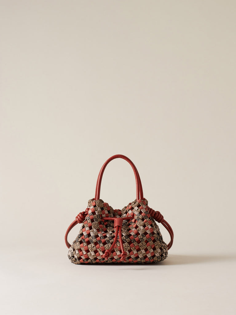 Op Recycled Fabric Handbag - LA NIDO MINI BAG - Borbonese