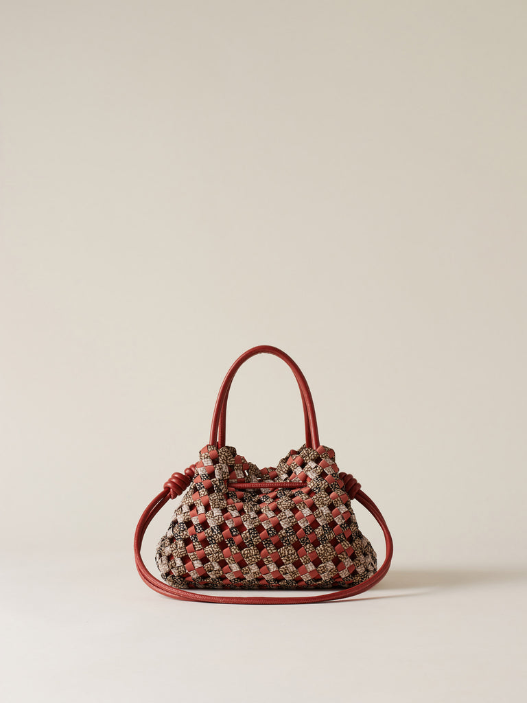 Op Recycled Fabric Handbag - LA NIDO MINI BAG - Borbonese