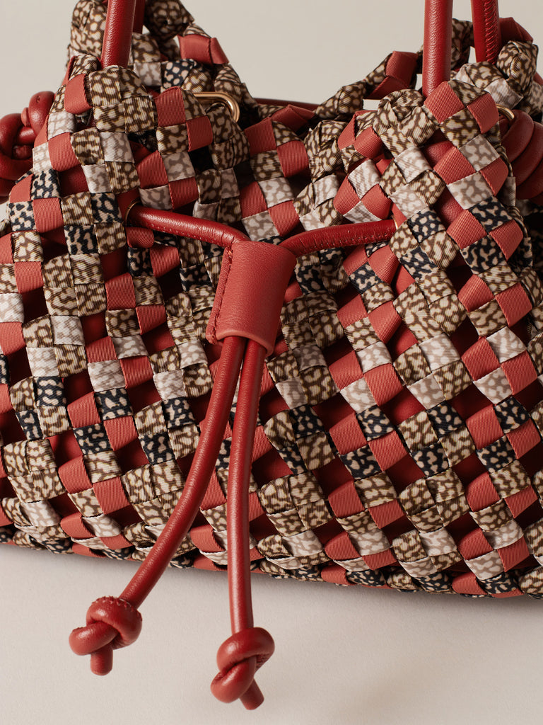 Op Recycled Fabric Handbag - LA NIDO MINI BAG - Borbonese