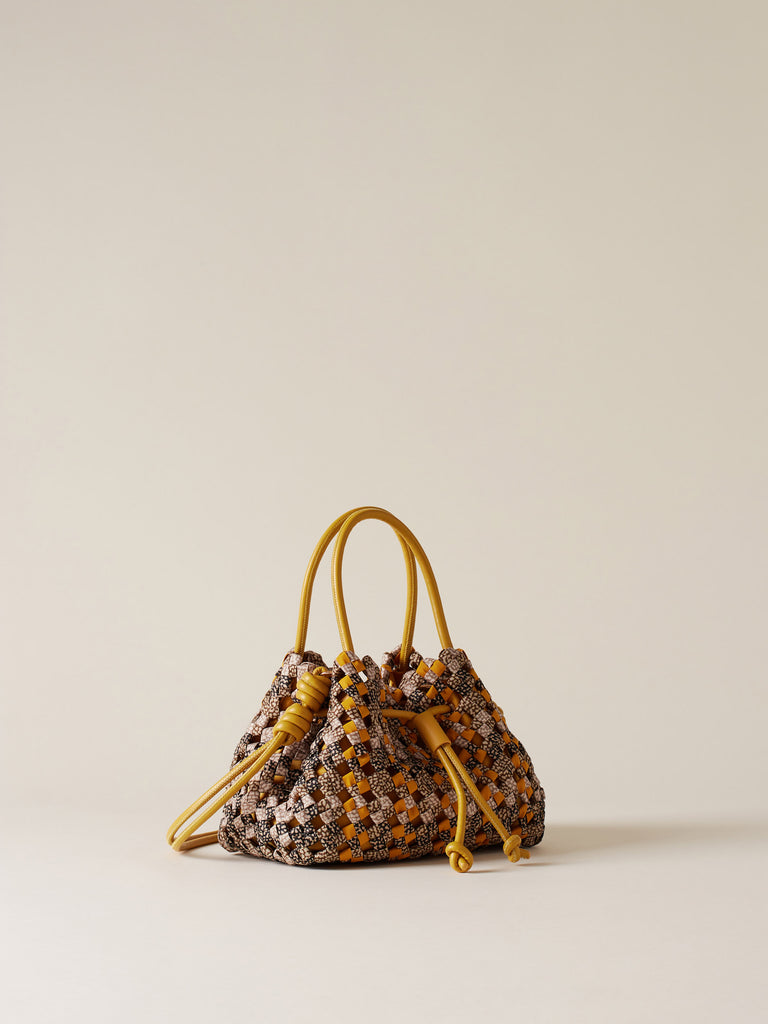 Op Recycled Fabric Handbag - LA NIDO MINI BAG - Borbonese