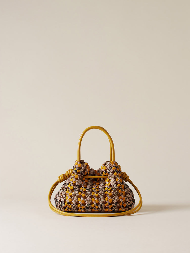 Borsa a mano di Tessuto riciclato Op - LA NIDO BORSA MINI - Borbonese