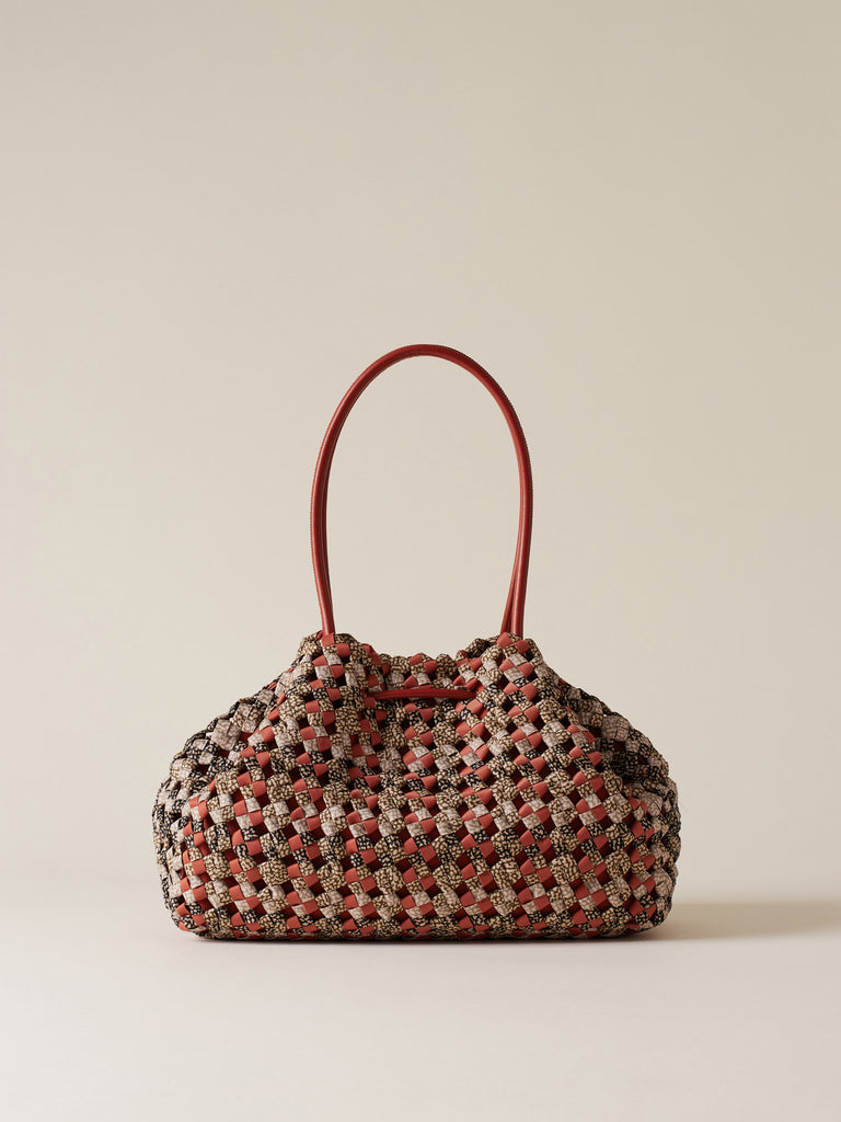 Op Recycled Fabric Handbag - LA NIDO SHOPPING BAG LARGE - Borbonese