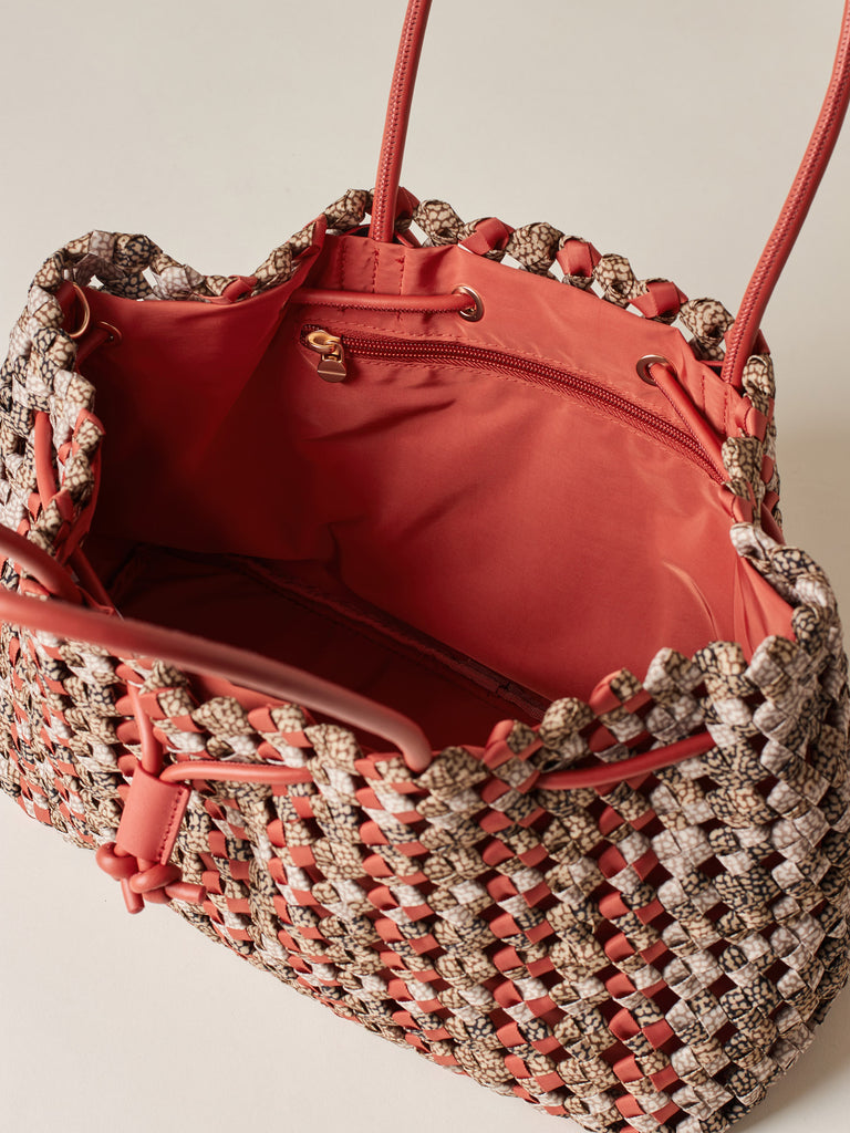 Op Recycled Fabric Handbag - LA NIDO SHOPPING BAG LARGE - Borbonese