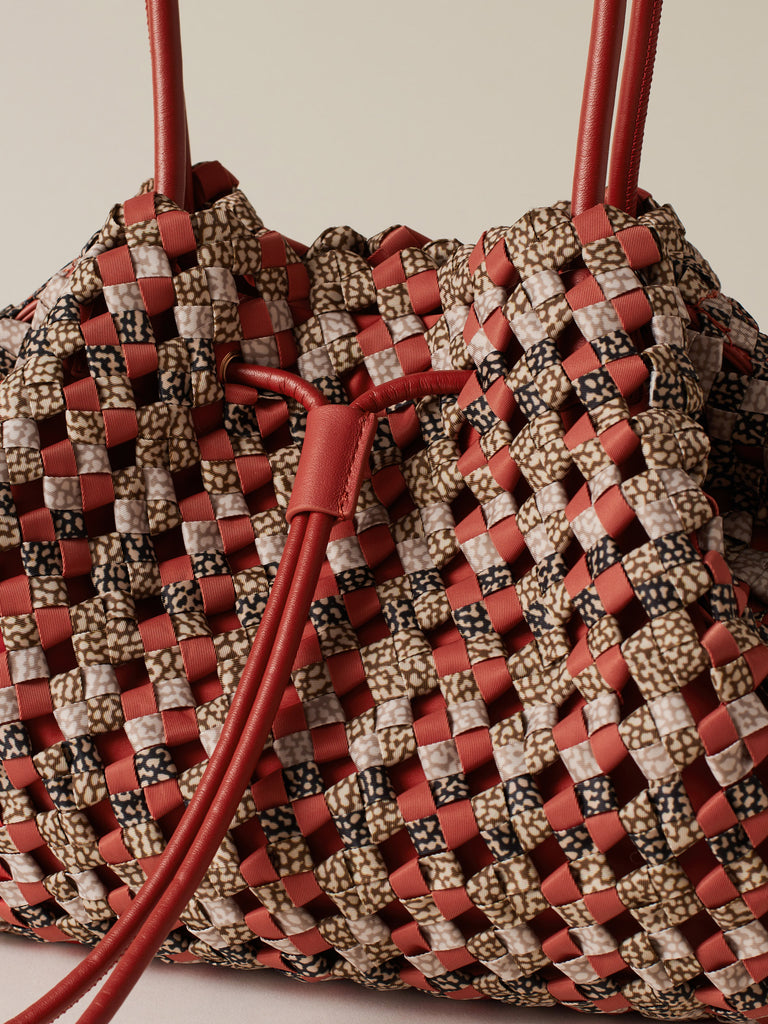 Op Recycled Fabric Handbag - LA NIDO SHOPPING BAG LARGE - Borbonese