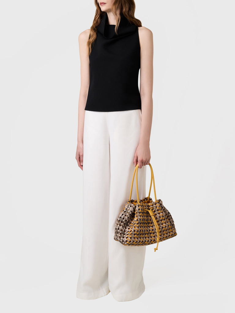 Op Recycled Fabric Handbag - LA NIDO SHOPPING BAG LARGE - Borbonese