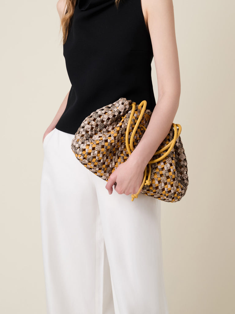 Op Recycled Fabric Handbag - LA NIDO SHOPPING BAG LARGE - Borbonese