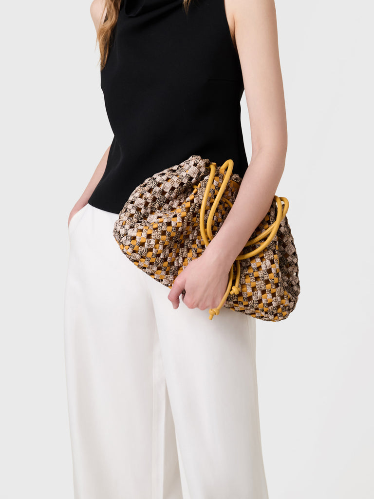 Op Recycled Fabric Handbag - LA NIDO SHOPPING BAG LARGE - Borbonese