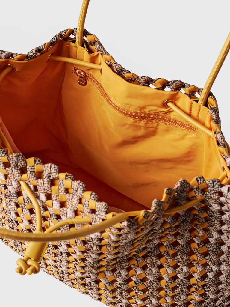 Op Recycled fabric Shoulder bag - LA NIDO SHOPPING BAG LARGE - Borbonese