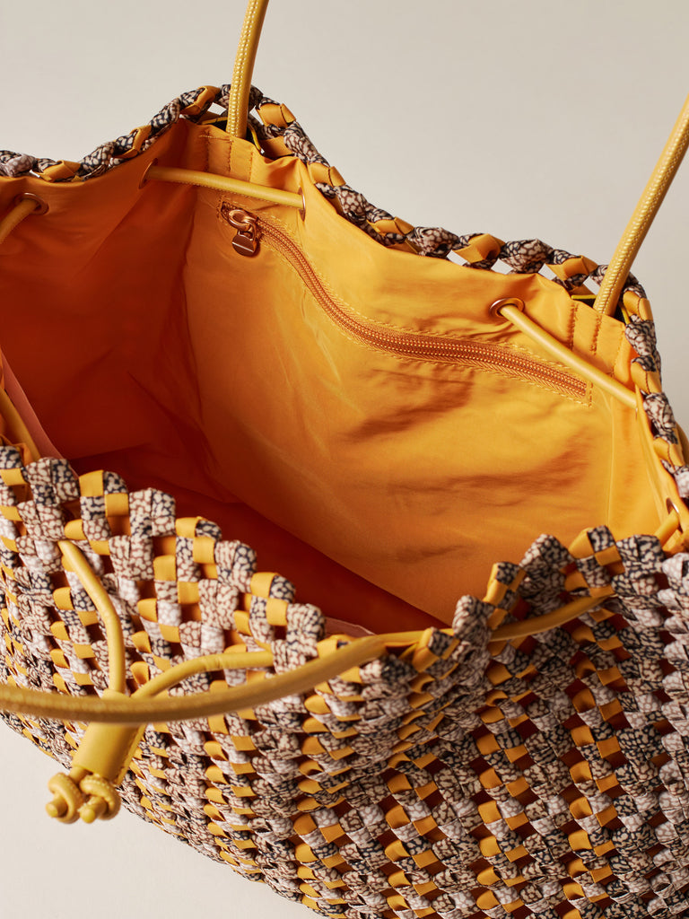 Borsa a spalla di Tessuto riciclato Op - LA NIDO BORSA SHOPPING LARGE - Borbonese