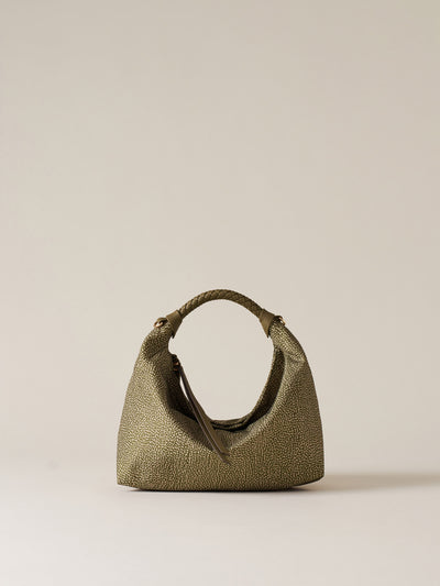 PLIE BORSA HOBO SMALL - The Khaki Edit - Borbonese
