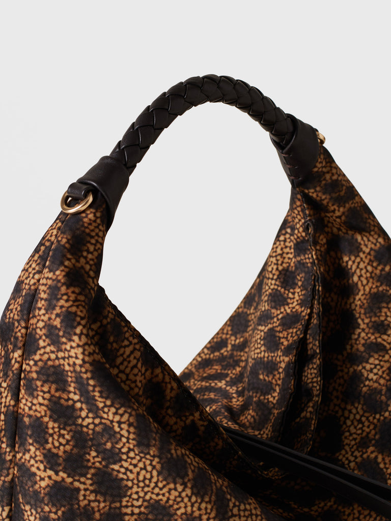 fabric handbag Op - PLIE HOBO BAG SMALL - Borbonese