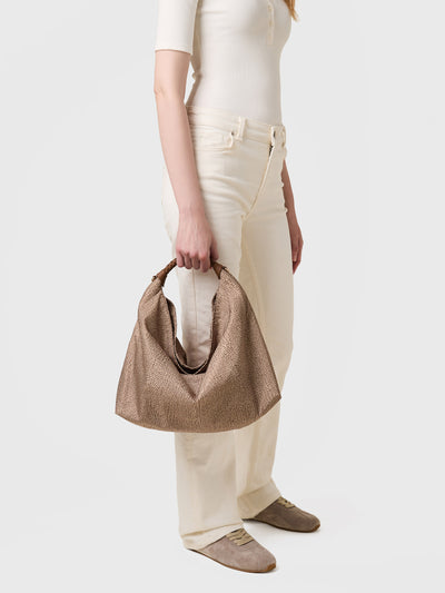 PLIE HOBO BAG MEDIUM - Esclusione Gift Wrap - Borbonese