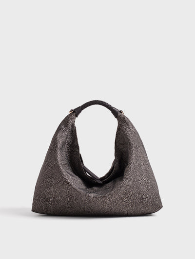 PLIE BORSA HOBO MEDIUM - Appoggio Feed - Borbonese