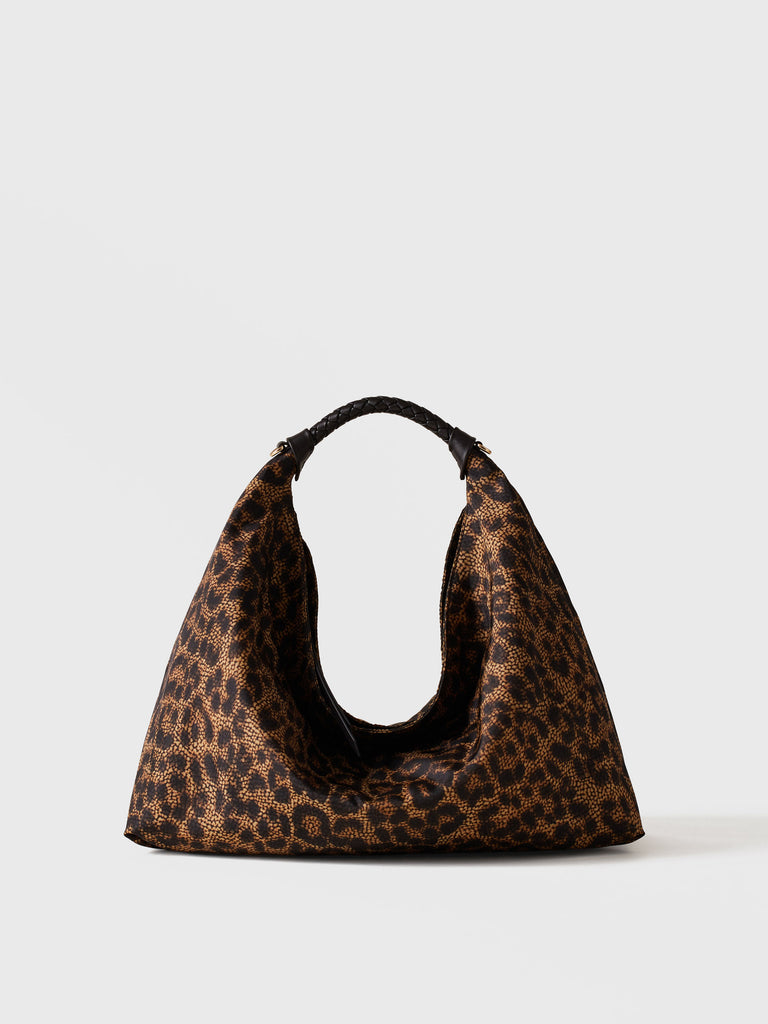 fabric handbag Op - PLIE HOBO BAG MEDIUM - Borbonese