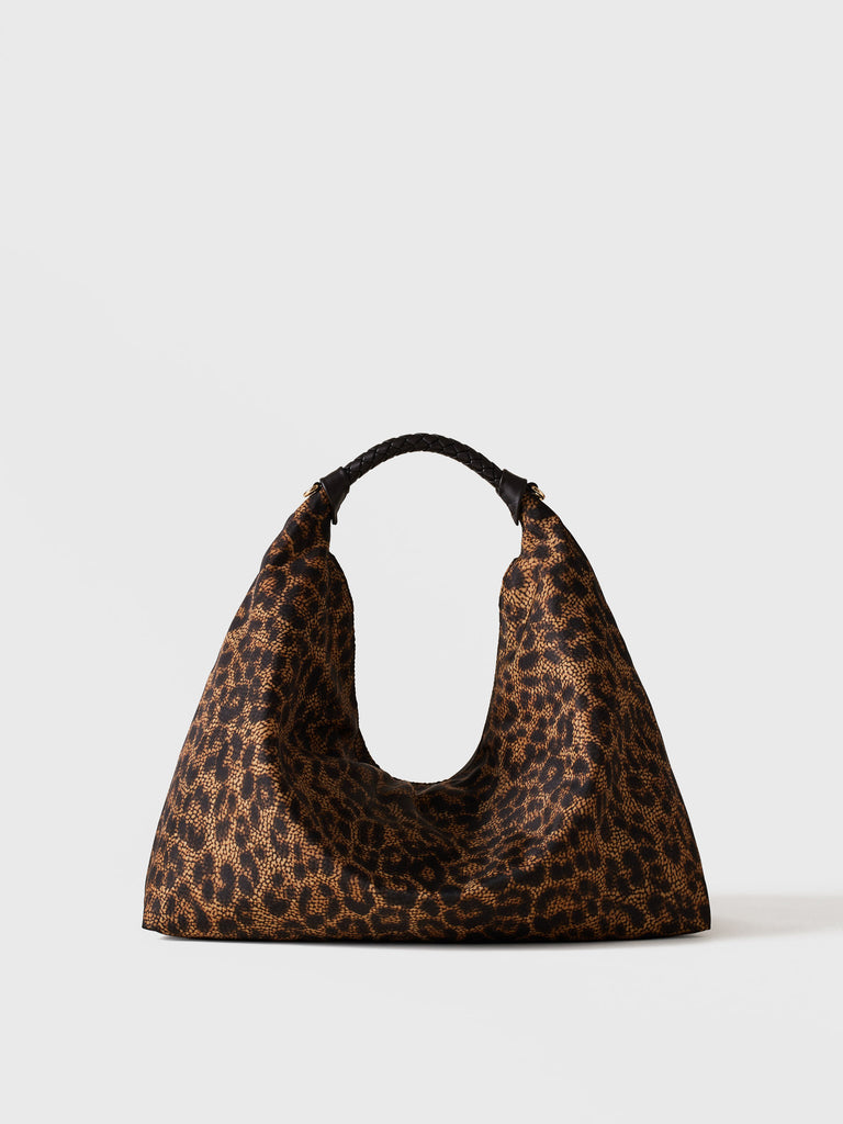 fabric handbag Op - PLIE HOBO BAG MEDIUM - Borbonese
