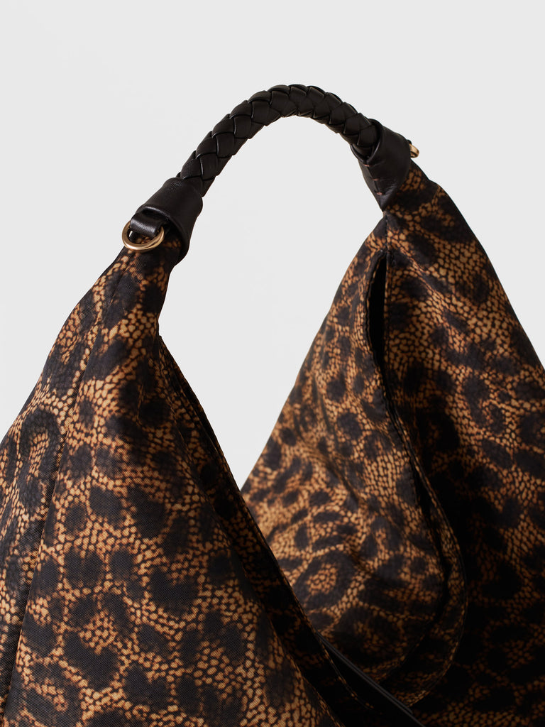 fabric handbag Op - PLIE HOBO BAG MEDIUM - Borbonese