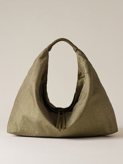 PLIE BORSA HOBO LARGE - The Khaki Edit - Borbonese