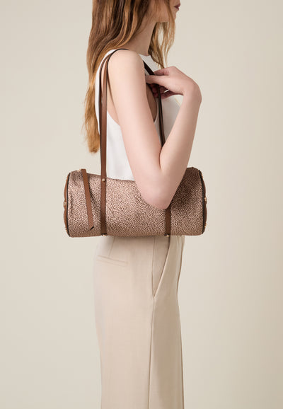 VIS A VIS BOWLER BAG  MEDIUM - Shoulder Bags - Borbonese