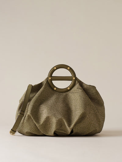 VIS A VIS BAULETTO MEDIUM - The Khaki Edit - Borbonese