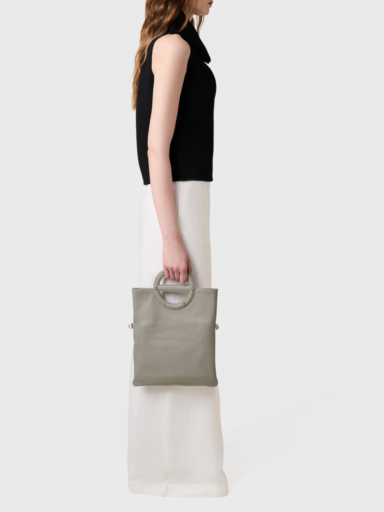 Leather shoulder bag - VIS A VIS SMALL SHOULDER BAG - Borbonese