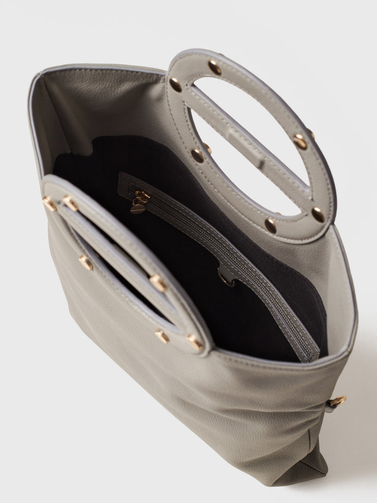 Leather shoulder bag - VIS A VIS SMALL SHOULDER BAG - Borbonese