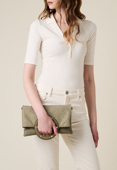 VIS A VIS TRACOLLA SMALL - The Khaki Edit - Borbonese