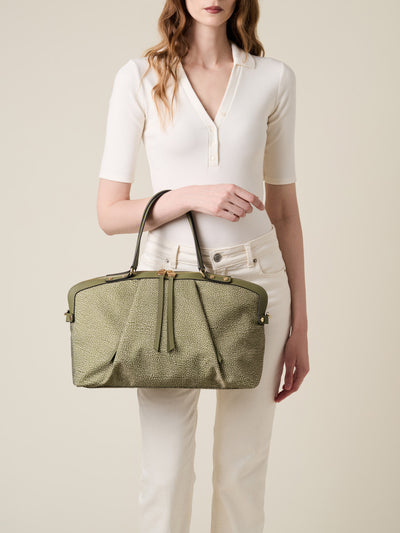 FRAME BORSA BAULETTO MEDIUM - The Khaki Edit - Borbonese