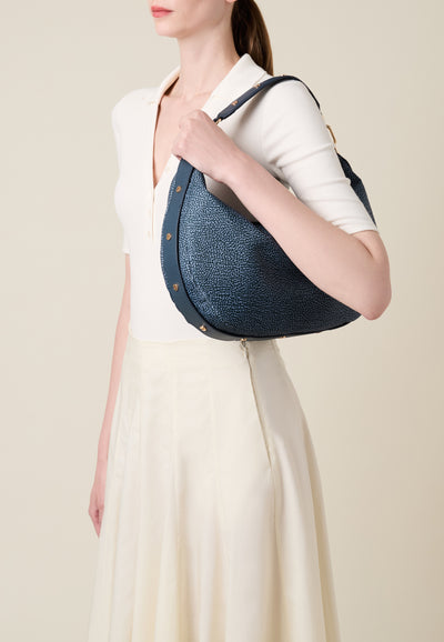 FRAME HOBO BAG MEDIUM - Hobo Bags - Borbonese