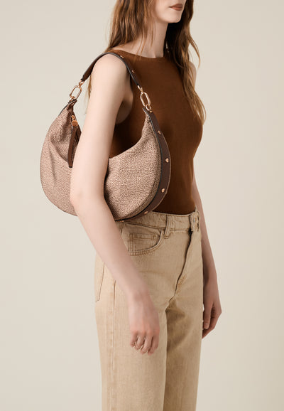 FRAME HOBO BAG MEDIUM - Hobo Bags - Borbonese