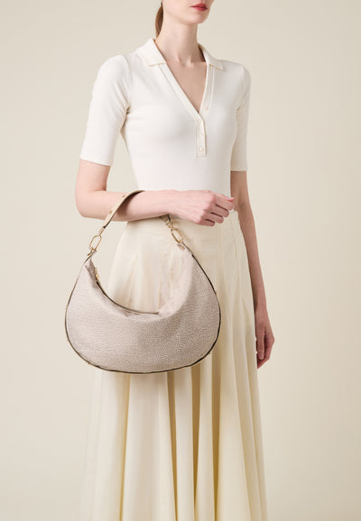 FRAME HOBO BAG MEDIUM - Hobo Bags - Borbonese