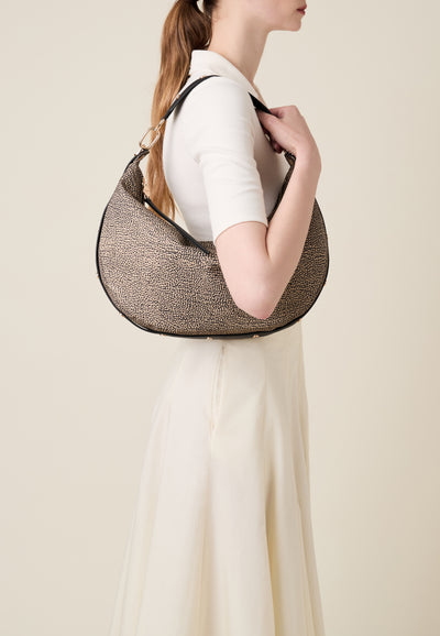 FRAME HOBO BAG MEDIUM - Hobo Bags - Borbonese