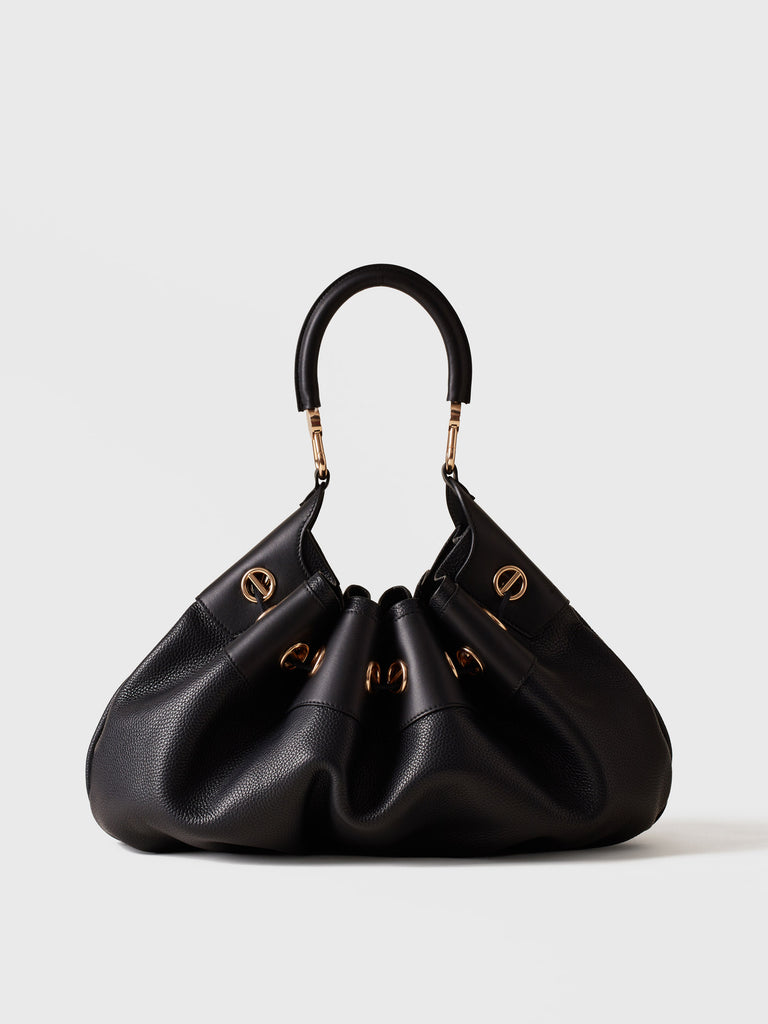 Borsa a spalla di Pelle - COLLIER BORSA HOBO LARGE - Borbonese
