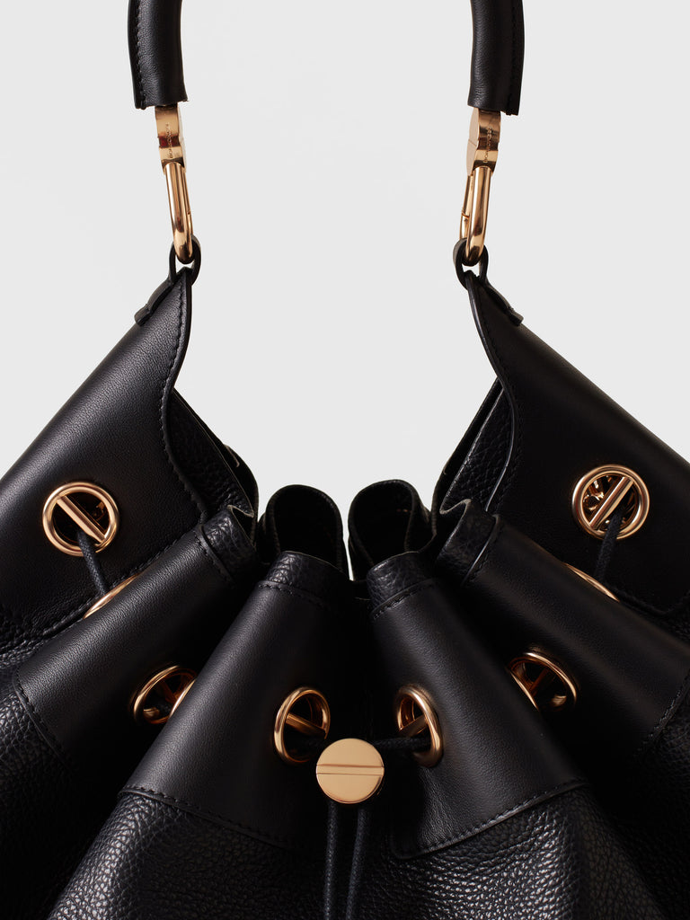 Borsa a spalla di Pelle - COLLIER BORSA HOBO LARGE - Borbonese