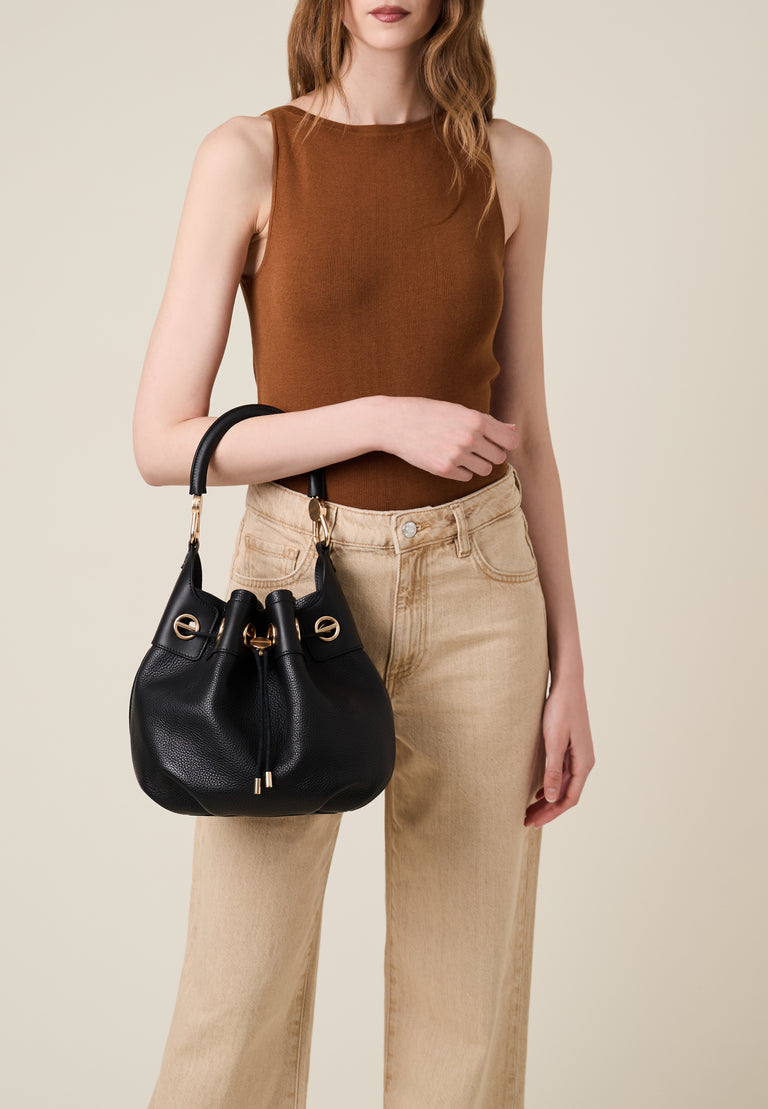 Borsa a mano di Pelle - COLLIER SECCHIELLO MINI - Borbonese
