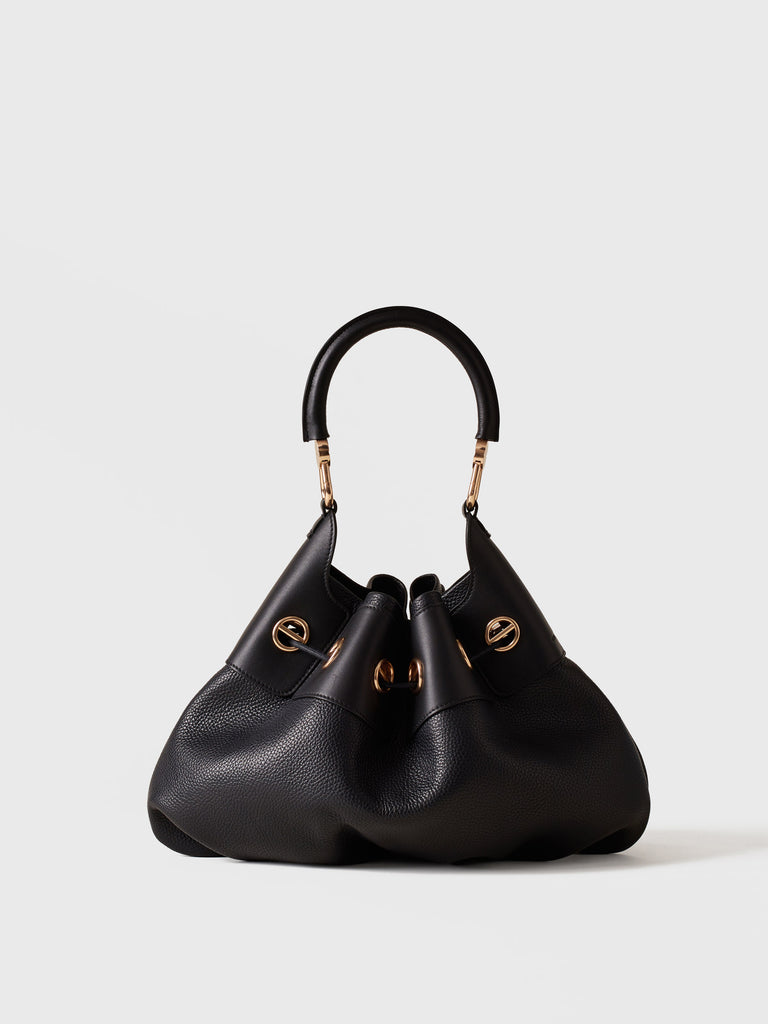 Borsa a mano di Pelle - COLLIER BORSA HOBO MEDIUM - Borbonese